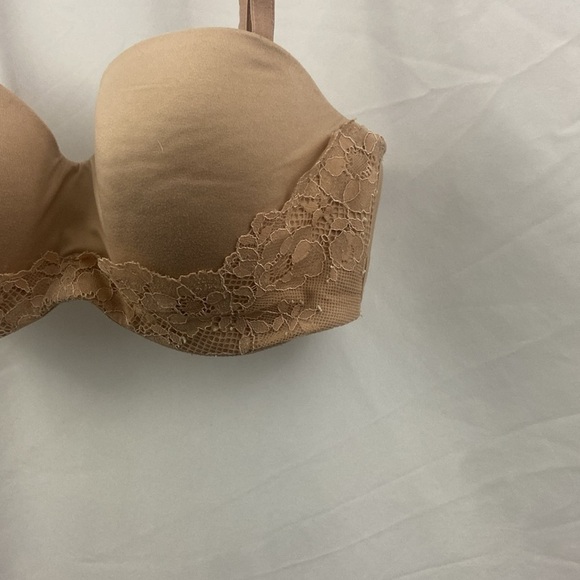 Victorias Secret Lined Strapless Bra Womens Size 34C Nude Body by Victoria - Picture 4 of 13